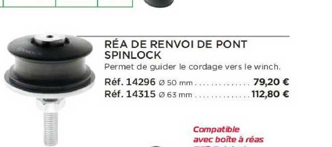 réa de renvoi de pont spinlock
