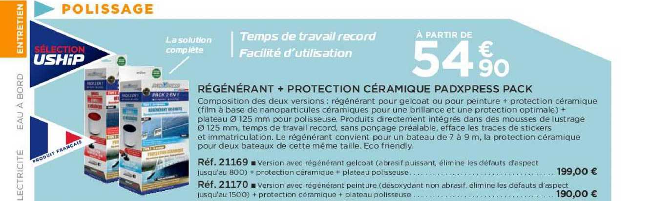 régénérant + protection céramique padxpress pack