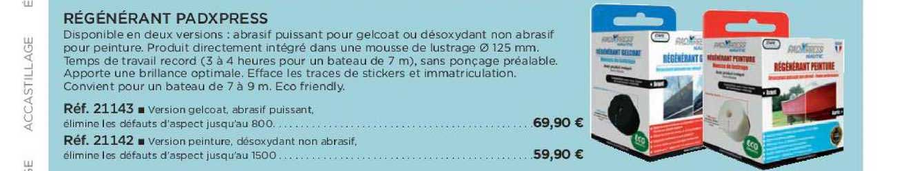 régénérant padxpress