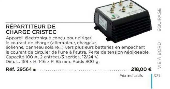 répartiteur de charge cristec