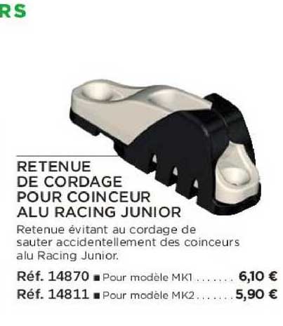 retenue de cordage pour coinceur alu racing junior