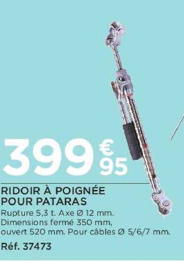 ridoir à poignée pour pataras