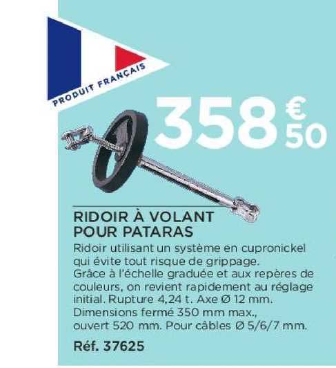 ridoir à volant pour pataras
