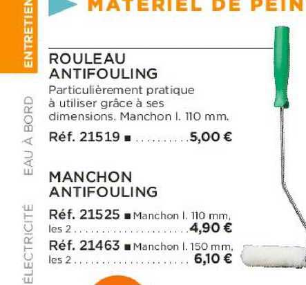 rouleau antifouling manchon antifouling