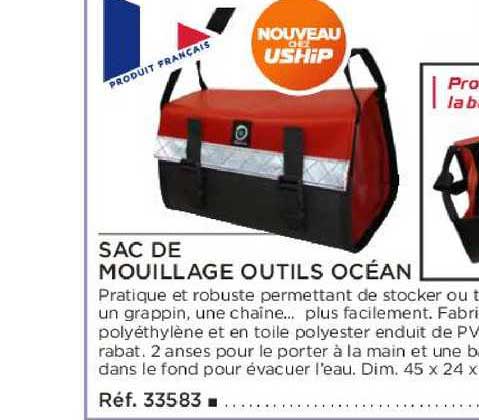 sac de mouillage outils océan