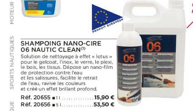 shampoing nano-cire 06 nautic clean