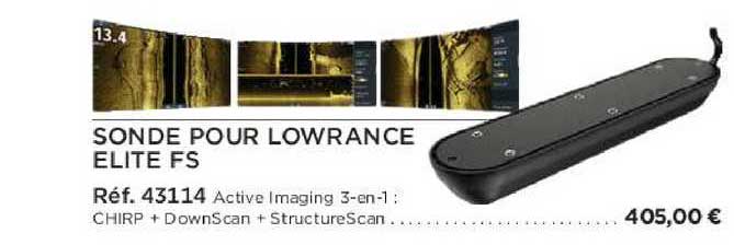 sonde pour lowrance elite fs
