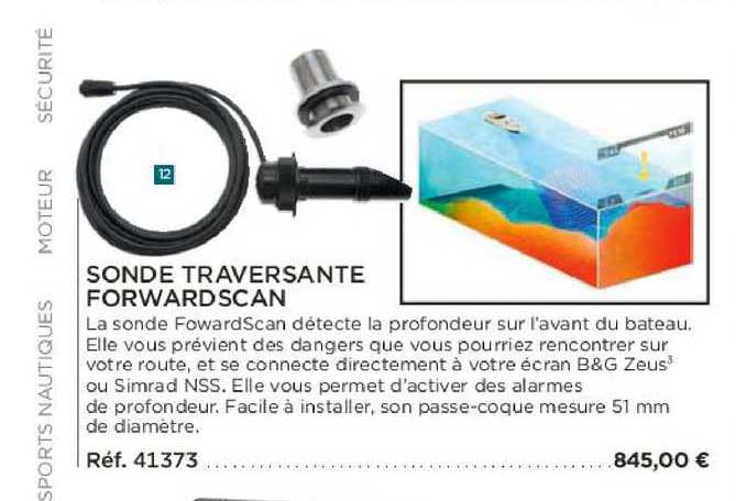 sonde traversante forwardscan