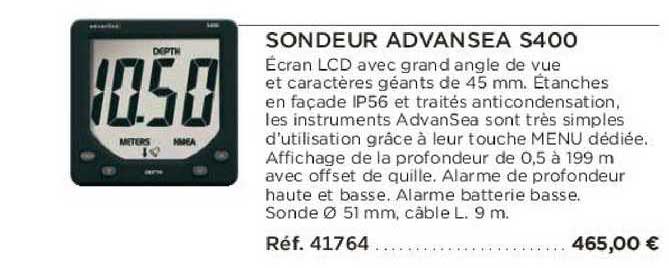 sondeur advansea s400