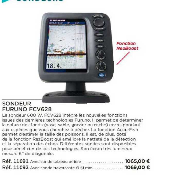 sondeur furuno fcv628