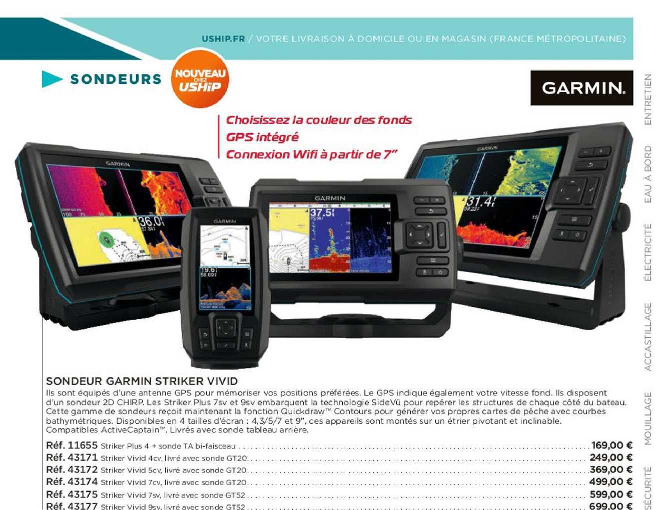 sondeur garmin striker vivid