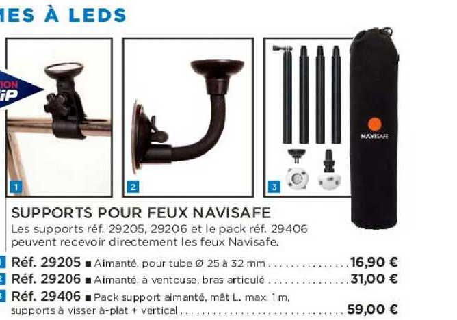 supports pour feux navisafe