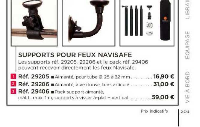 supports pour feux navisafe