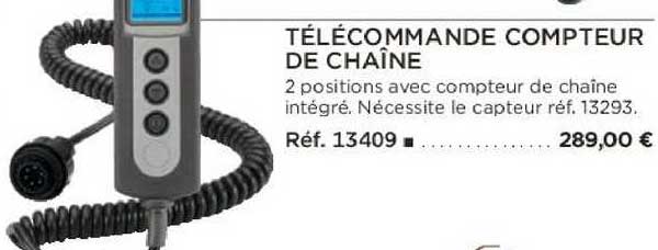 télécommande compteur de chaîne