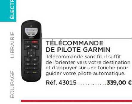 Télécommande De Pilote Garmin