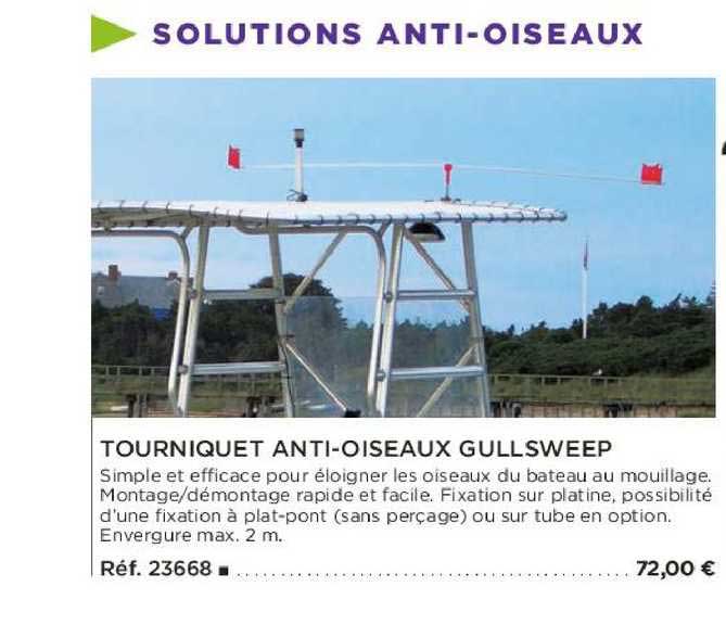 tournique anti-oiseaux gullsweep