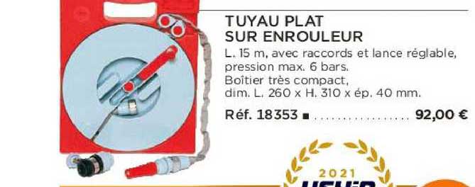 Tuyau Plat Sur Enrouleur