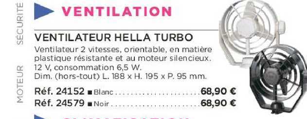 Ventilateur Hella Turbo