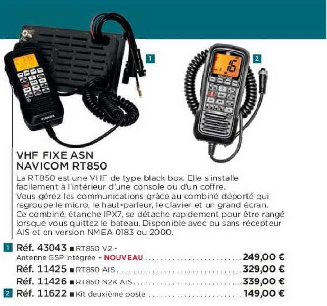vhf fixe asn navicom rt850