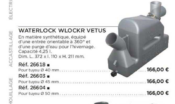 waterlock wlockr vetus
