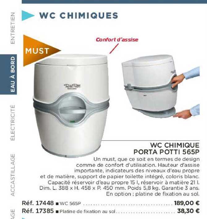 wc chimique porta potti 565p