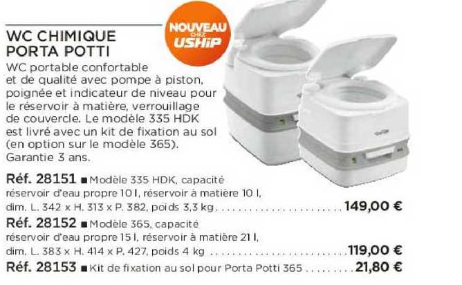 wc chimique porta potti