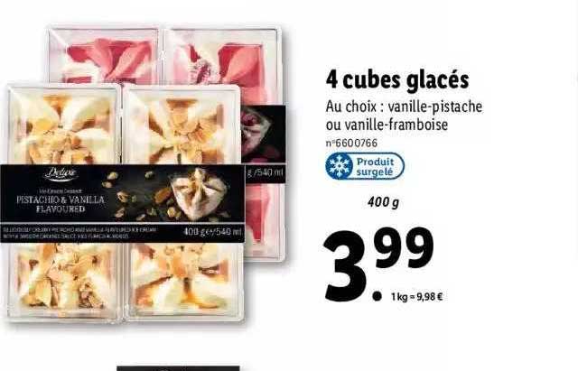 4 Cubes Glacés Deluxe
