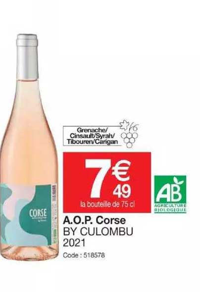 a.o.p. corse by culombu