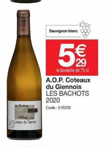 a.o.p. coteaux du giennois les bachots 2020