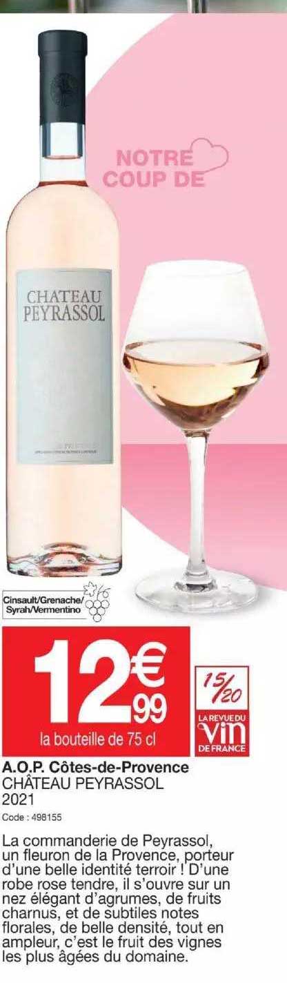 a.o.p. côtes-de-provence château peyrassol 2021