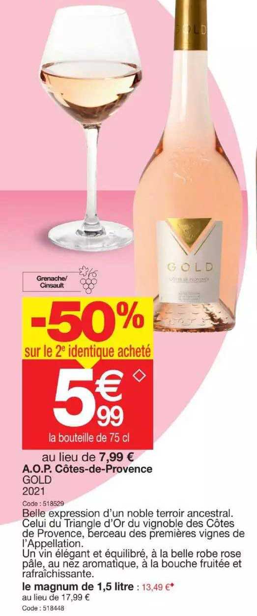 a.o.p. côtes-de-provence gold 2021