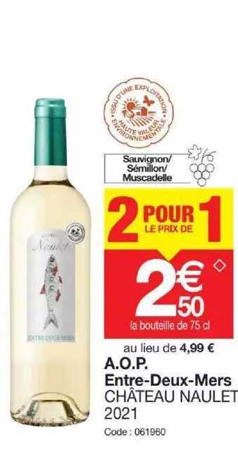 a.o.p. entre-deux-mers château naulet 2021