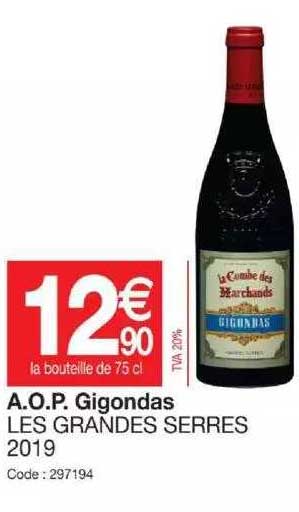 a.o.p. gigondas les grandes serres 2019