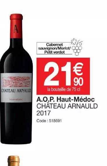 a.o.p. haut-médoc château arnauld 2017