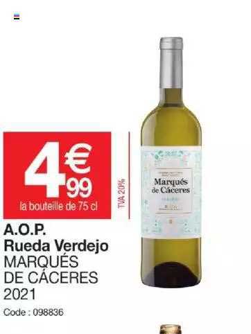 a.o.p. rueda verdejo marqués de cáceres 2021