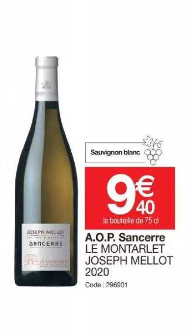 a.o.p. sancerre le montarlet joseph mellot 2020