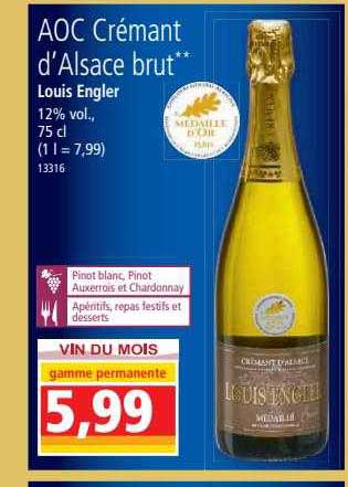 aoc crémant d'alsace brut luis engler