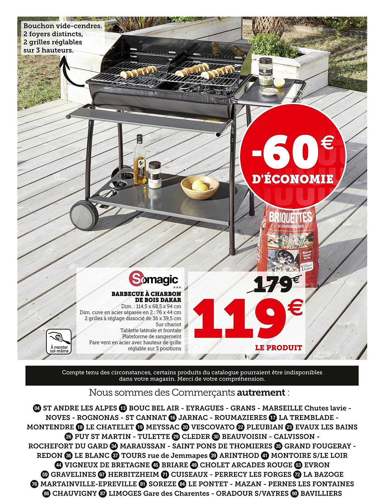 barbecue à charbon de bois dakar somagic