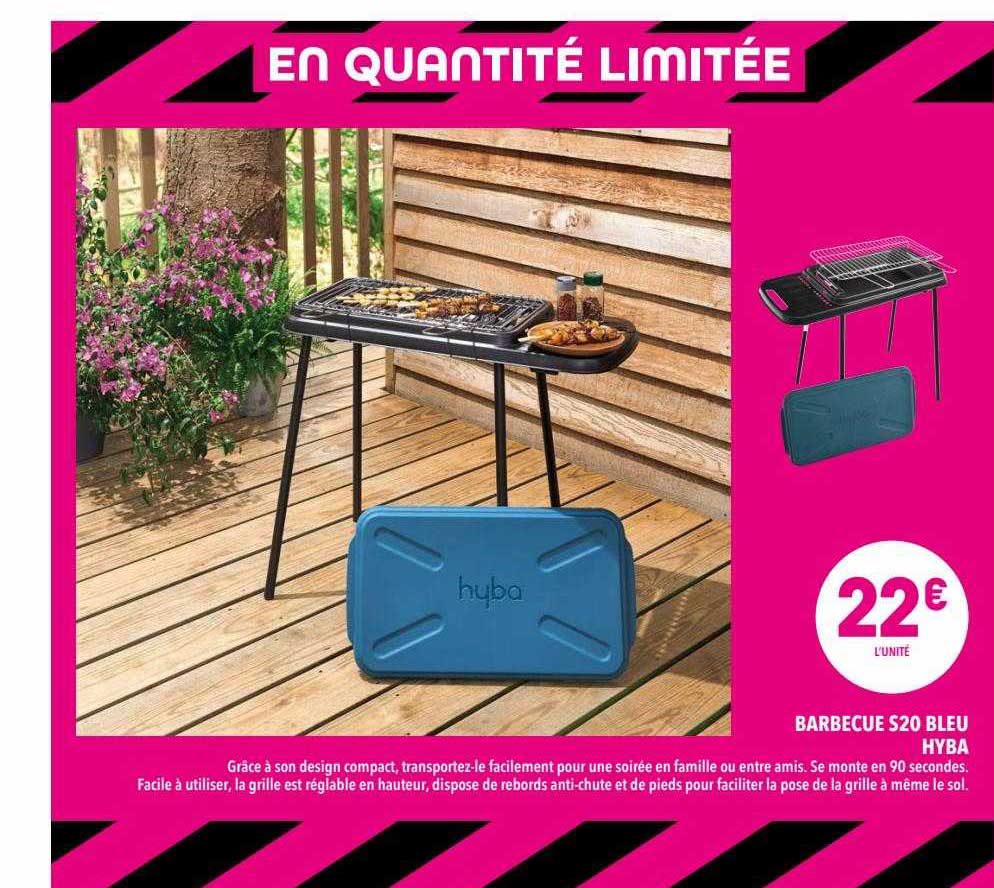 barbecue s20 bleu hyba