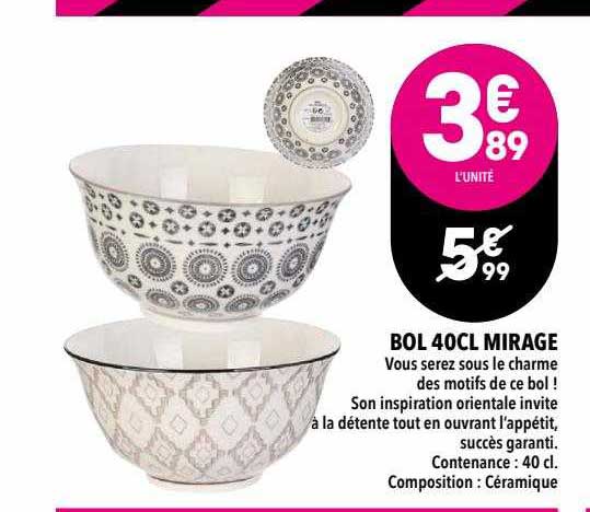 bol 40cl mirage