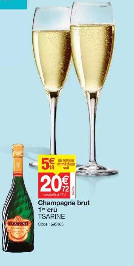 champagne brut 1er cru tsarine
