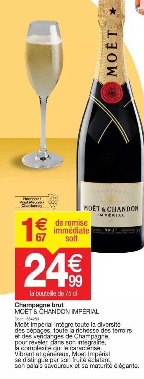 champagne brut moët & chandon impérial