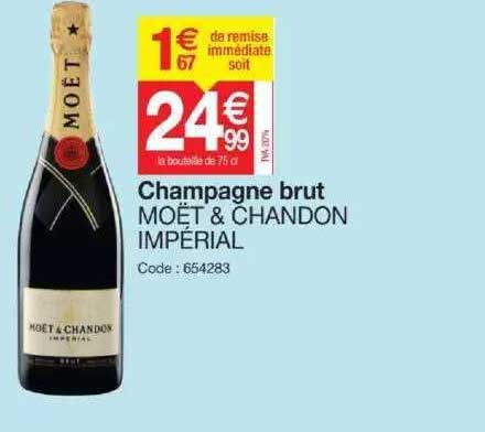 champagne brut moët & chandon impérial