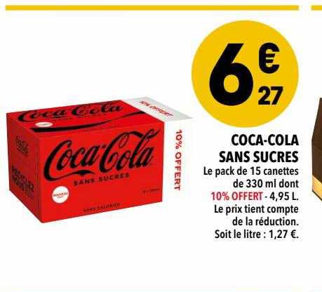 coca-cola sans sucres