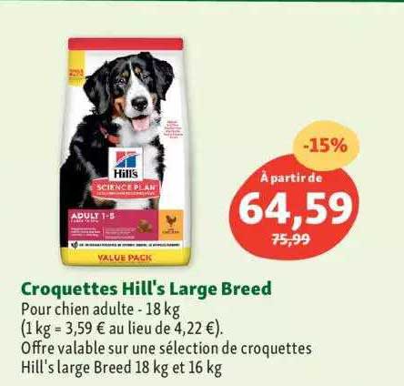 croquettes hill's large breed