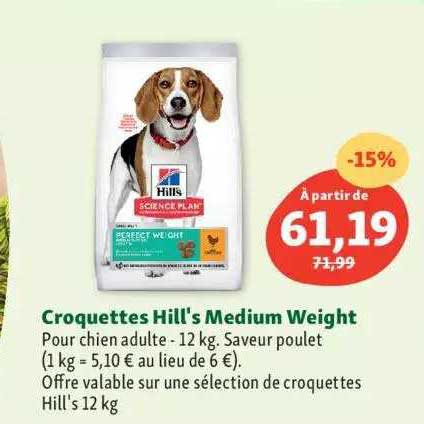 croquettes hill's medium weight