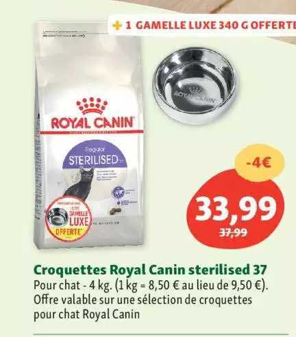 Croquettes Royal Canin Sterilised 37