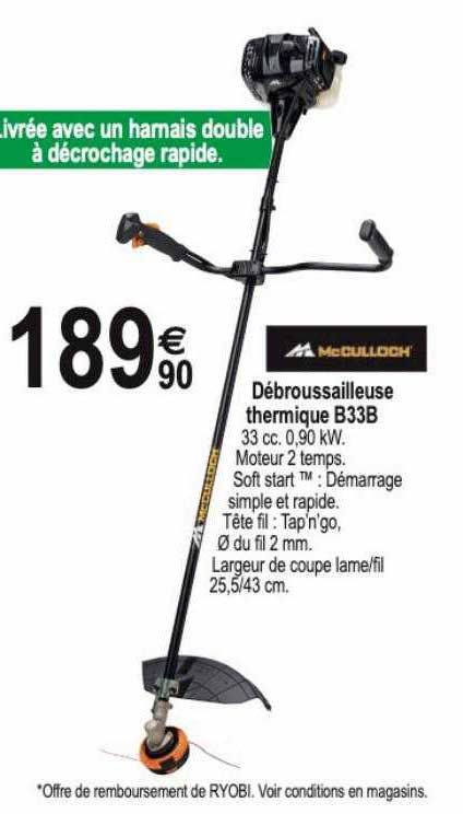 débroussailleuse thermique b33b