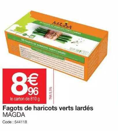 fagots de haricots verts lardés magda