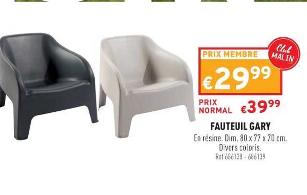 fauteuil gary